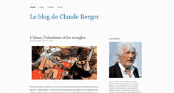 Desktop Screenshot of claudeberger.fr